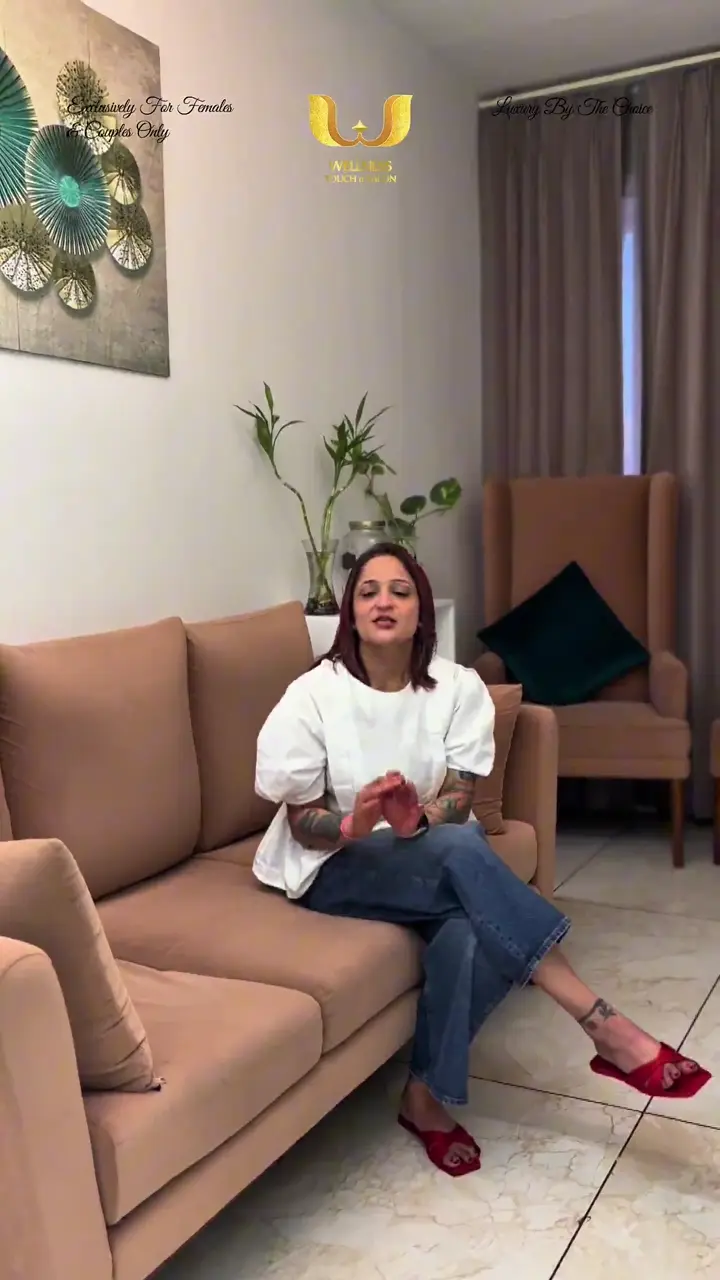 Guest sharing her experience at Wellness Touch n Salon